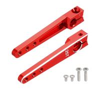 sourcing map Aluminum Alloy 1.75 Inch 25T Steering Servo Arm Horn Red for Car/Boat/Airplane Boat Accessories Pack of 2