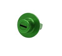 sourcing map Aluminum Alloy Green Decorative Key Lock Head Cover for Motorcycle