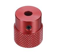 sourcing map Aluminum Alloy Handwheel 20mm OD 4mm Bore Aluminum Milling Machine Handle Machine Tool Hand Wheel with Wrench and 2pcs Screws for Milling Machine Lathe, Red