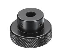 sourcing map Aluminum Alloy Handwheel 40mm OD 9mm Bore Aluminum Milling Machine Handle Machine Tool Hand Wheel with Wrench and 2pcs Screws for Milling Machine Lathe, Black