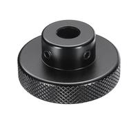 sourcing map Aluminum Alloy Handwheel 50mm OD 10mm Bore Aluminum Milling Machine Handle Machine Tool Hand Wheel with Wrench and 2pcs Screws for Milling Machine Lathe, Black