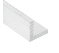 sourcing map Aluminum Angle, 0.98"x0.98"x16" Long 0.2" Wall Thick 6063 Aluminum Bars T5 Temper Mill Stock for Building Construction, Furniture, Shelves, Brackets, DIY, Industrial 1pcs