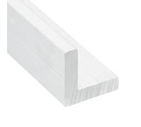 sourcing map Aluminum Angle, 0.98"x0.98"x16" Long 0.24" Wall Thick 6063 Aluminum Bars T5 Temper Mill Stock for Building Construction, Furniture, Shelves, Brackets, DIY, Industrial 1pcs