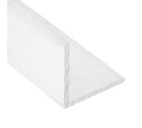 sourcing map Aluminum Angle, 1.57"x1.57"x13" Long 0.12" Wall Thick 6063 Aluminum Bars T5 Temper Mill Stock for Building Construction, Furniture, Shelves, Brackets, DIY, Industrial 1pcs