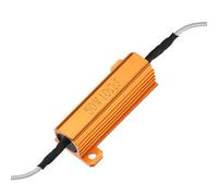 sourcing map Aluminum Case Resistor 50W 10 Ohm Extension Wires Wirewound for LED Replacement Converter 50W10RJ