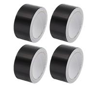 sourcing map Aluminum Foil Tape 2 Inch x 22 Yards Black High Temperature Tape for HVAC, Sealing, Patching Hot and Cold Air Ducts 4 Pcs