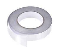 sourcing map Aluminum Foil Tape, 25mmx50m Self-adhesive Waterproof High Temperature Sealing Tapes for HVAC Duct Pipe Insulation