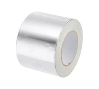 sourcing map Aluminum Foil Tape 4 Inch x 55 Yards Silver High Temperature Tape for HVAC, Sealing, Patching Hot and Cold Air Ducts 1 Pcs