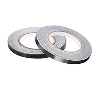 sourcing map Aluminum Foil Tape Black Matte Tape Non Reflective 10mmx50m/164ft for HVAC, Sealing, Patching Hot and Blocking Light 2pcs