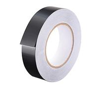 sourcing map Aluminum Foil Tape Black Matte Tape Non Reflective 25mmx50m/164ft for HVAC, Sealing, Patching Hot and Blocking Light