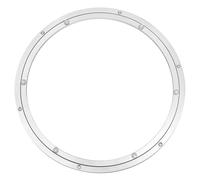 sourcing map Aluminum Lazy Susan 24 Inch Turntable Ring Large Bearing Metal Rotating Turntable Bearings Swivel Plate Hardware for Round Dining-Table Showcase Display Stand Services Silver