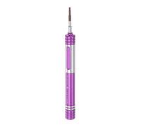 sourcing map Aluminum Precision Screwdriver 1.5mm Slotted Magnetic Head Manual Pen Shape Screw Driver for Phone Watch Glasses Electronics Repair