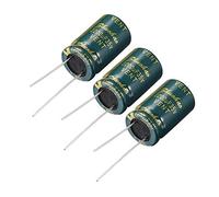 sourcing map Aluminum Radial Electrolytic Capacitor Low ESR Green with 2200UF 35V 105 Celsius Life 3000H 16 x 26 mm High Ripple Current,Low Impedance 3pcs