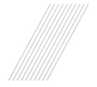 sourcing map Aluminum Round Rod, 3/16 Inch Diameter 6061 Solid Metal Bar 12 Inch Length for DIY Craft Tool Pack of 10