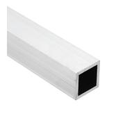 sourcing map Aluminum Square Tubing,0.75"x0.75"x14" Long 0.08" Wall Thick 6063 Aluminum Square Tube Seamless Structural Metal Profile Hardware for Construction DIY Home Decor Furniture