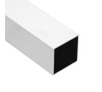 sourcing map Aluminum Square Tubing,0.98"x0.98"x16" Long 0.04" Wall Thick 6063 Aluminum Square Tube Seamless Structural Metal Profile Hardware for Construction DIY Home Decor Furniture