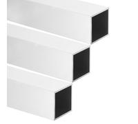 sourcing map Aluminum Square Tubing, 1.5"x1.5"x14" Long 0.08" Wall Thick 6063 Aluminum Square Tube Seamless Structural Metal Profile Hardware for Construction DIY Home Decor Furniture 3pcs