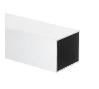 sourcing map Aluminum Square Tubing, 1.97"x1.97"x10" Long 0.04" Wall Thick 6063 Aluminum Square Tube Seamless Structural Metal Profile Hardware for Construction DIY Home Decor Furniture 1pcs