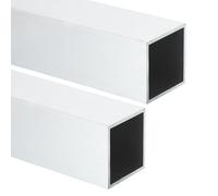 sourcing map Aluminum Square Tubing,1.97"x1.97"x18" Long 0.04" Wall Thick 6063 Aluminum Square Tube Seamless Structural Metal Profile Hardware for Construction DIY Home Decor Furniture 2pcs