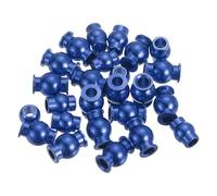 sourcing map Aluminum Tie Rod Lever Steering Linkage Ball Head for 1/10 Senton Pivot Ball Big Rock RC Crawler Car 22 Pcs, Blue
