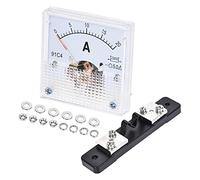sourcing map Analog Current Panel Meter DC 0-20A 91C4 with 75mV Shunt for Auto Circuit Testing Ampere Tester Gauge