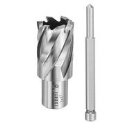 sourcing map Annular Cutter 1" Cutting Diameter Shank 3/4" with 1" Depth of Locating Pin M2 High-Speed Steel Drill Bit Annular Cutter for Standard Magnetic Drills Machine Tools Mills