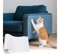 sourcing map Anti Scratch Furniture Protector, 1 Roll 39" x 8" Single-Sided Sticky Couch Protector from Cat Claws, Clear Protectors from Cats Scratching for Sofa Corners, Walls, Doors