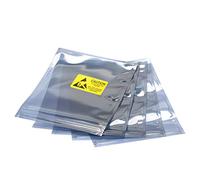 sourcing map Anti Static Bags Shielding 10pcs 21x23cm Resealable w/Labels | Shielding Bag Resealable with Labels for Hard Drive HDD SSD,8.3inch