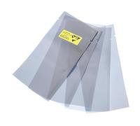 sourcing map Anti Static Bags Shielding Bag 100pcs 2.8x6.3inch(7x16cm) Open Top with Labels for Hard Drive HDD SSD