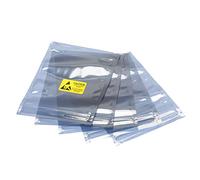 sourcing map Anti Static Bags Shielding Bag 100pcs 4x6inch(10x15cm) Resealable with Labels for Hard Drive HDD SSD
