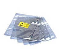 sourcing map Anti Static Bags Shielding Bag 25pcs 6x8inch(15x20cm) Open Top with Labels for Hard Drive HDD SSD