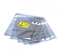 sourcing map Anti Static Bags Shielding Bag 50pcs 6x8inch(15x20cm) Open Top with Labels for Hard Drive HDD SSD