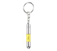 sourcing map Anti-Static Keychain Car Static Human Body ESD Tool Electricity Discharge Remover Keychains for Car Door House, Yellow