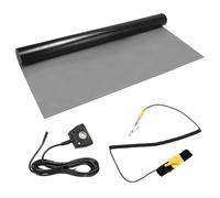 sourcing map Anti Static Mat Kit with ESD Wrist and Ground Wire, 35"x71" PVC ESD Soldering Mat for Computer Phone Electronics Repair, Home PC Building Upgrade, Gray