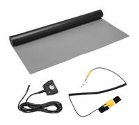 sourcing map Anti Static Mat Kit with ESD Wrist and Ground Wire, 36"x48" PVC ESD Soldering Mat for Computer Phone Electronics Repair, Home PC Building Upgrade, Gray