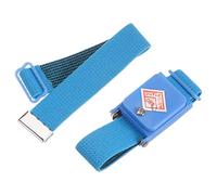 sourcing map Anti Static Wrist Strap, ESD Antistatic Bracelet Adjustable Cordless with Spare Bracelet for Computer Electronics Repair Blue
