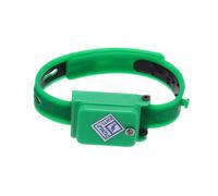 sourcing map Anti Static Wrist Strap, ESD Silicone Adjustable Antistatic Bracelet Cordless for Computer Electronics Repair Green
