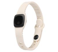 sourcing map Anti Static Wristband, 9" Adjustable Automatic Eliminates Static Bracelets Silicone Square Anti-Static Wireless Strap Balance Energy Eliminates Discharge, White