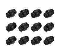 sourcing map Anti-Vibration Shock Absorption Damping Rubber Balls M3x10.5mm for RC Quadcopter FPV Gimbal Camera Mount, Black/Pack of 12