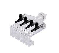 sourcing map Aqua Life Air Check Flow Control Swtich Gang Valve 4 Way