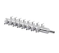 sourcing map Aquarium 16 Way Inline Manifold Air Flow Pump Tubing Splitter Lever Control Valve