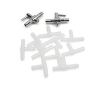 sourcing map Aquarium 3 Way Airline Tubing Connector Air Control Valve Set