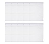 sourcing map Aquarium Filter Media Bags, Fish Tank Fine Mesh Bag with Zipper Reusable Versatile 16 x 12 Inch, (White, 10Pcs), Intended for Fish Tank/Aquarium/Pond/Activated Carbon/Ceramic Rings