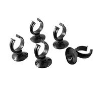 sourcing map Aquarium Fish Tank Suction Cup Heater Clips Clamps Holder Black 5 Pcs