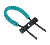 sourcing map Archery Bow Wrist Sling 15.75 Inch 550 Paracord Strap Compound Bow Stabilizer & Hand Loop Carrier Bow Stabilizer for Bow Hunting Shooting Cyan 1 Count