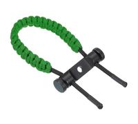 sourcing map Archery Bow Wrist Sling 15.75 Inch 550 Paracord Strap Compound Bow Stabilizer & Hand Loop Carrier Bow Stabilizer for Bow Hunting Shooting Green 1 Count