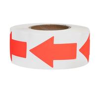 sourcing map Arrow Stickers 1.97"x1.26", Directional Arrow Signs Fluorescent Marking Tapes for Office Marking Plans (Red, Pack of 500)