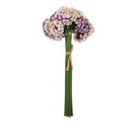 sourcing map Artificial Flowers Faux Ball Chrysanthemum, Artificial Ball Hydrangea Bridal Wedding Bouquet Fake Flowers with Bendable Stems for Vase Home Wedding Party Coffee, Autumn Lavender