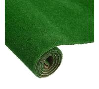 sourcing map Artificial Model Grass Mat 10" x 19.7" Green Small Realistic Fake Turf for Garden Lawn Decoration Model