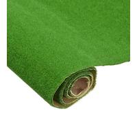 sourcing map Artificial Model Grass Mat 13.8'' x 19.7''(35cm x 50cm) Green Realistic Fake Turf for Garden Lawn Decoration Model (a22030400ux1281)